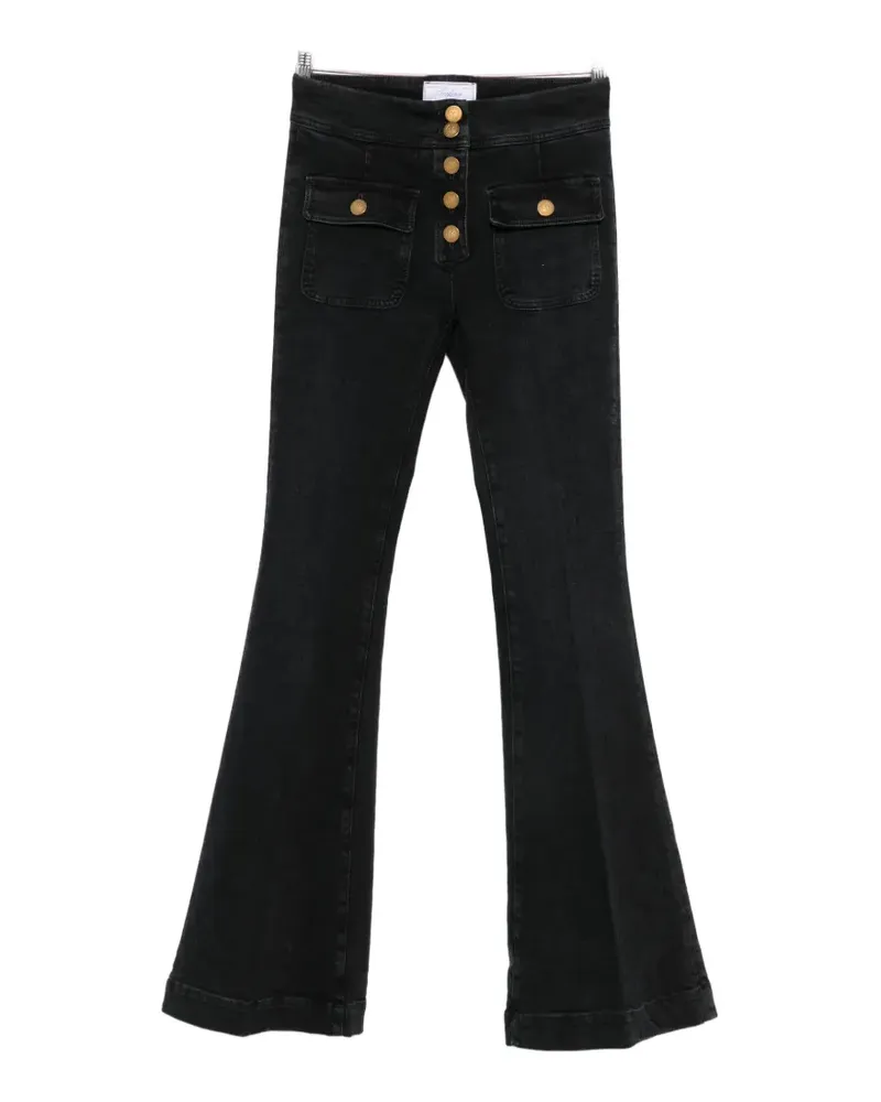Seafarer button-up flared jeans - Schwarz Schwarz