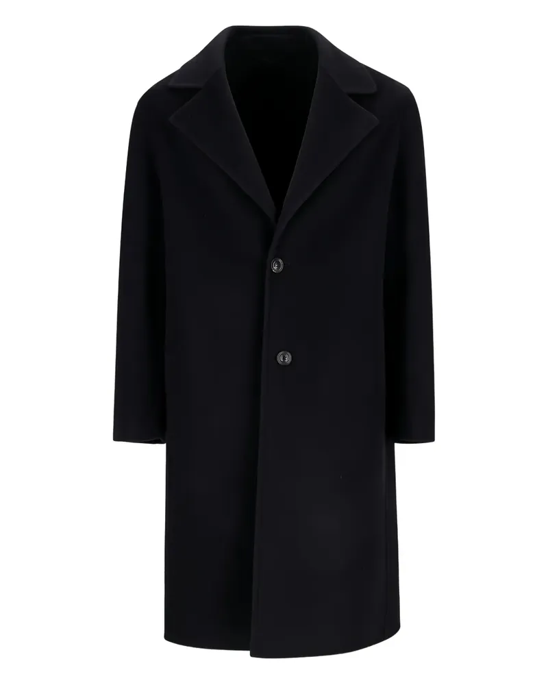 LARDINI Einreihiger Mantel - Schwarz Schwarz
