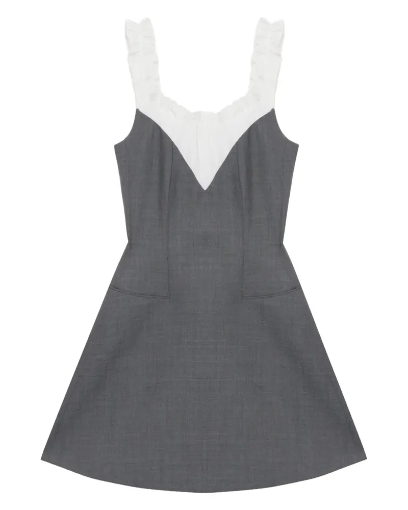 SHUSHU/TONG Ärmelloses Kleid - Grau Grau