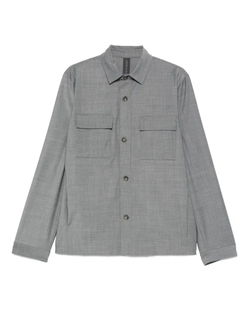 HOSIO flap-pocket jacket - Grau Grau
