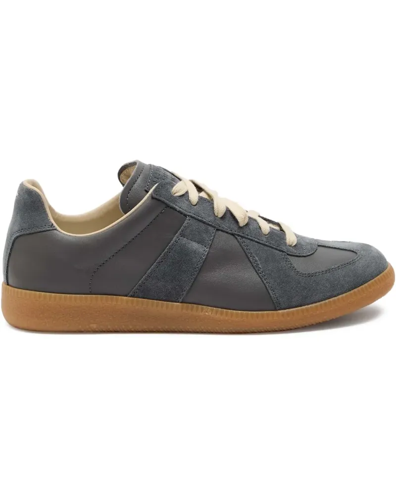 Maison Margiela Replica suede-panel sneakers - Grau Grau