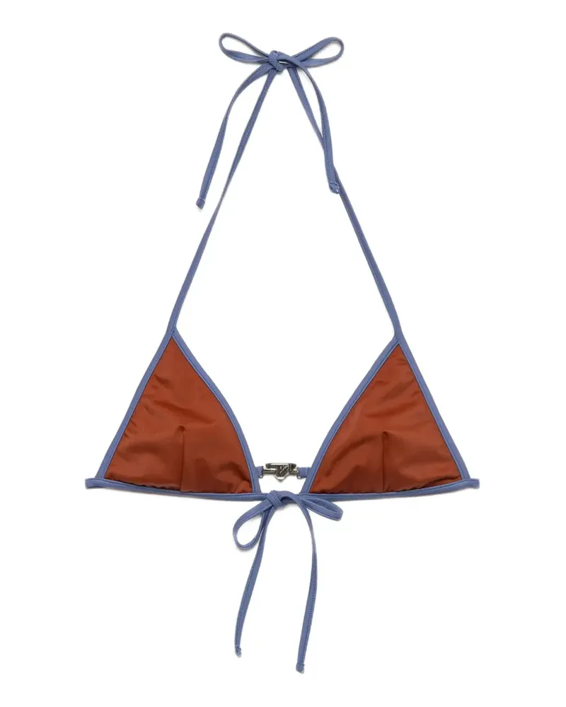Prada Bikinioberteil aus Jersey - Orange Orange