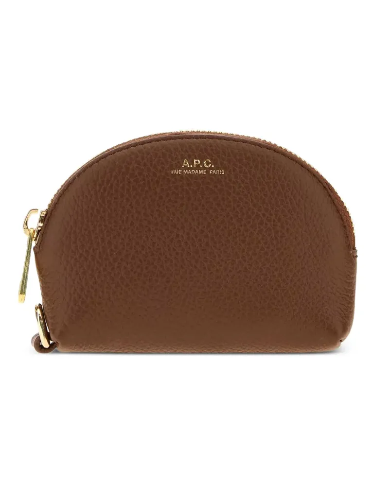 A.P.C. Neige coin purse - Braun Braun