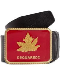 Dsquared2 Ledergürtel mit Logo-Schnalle Schwarz