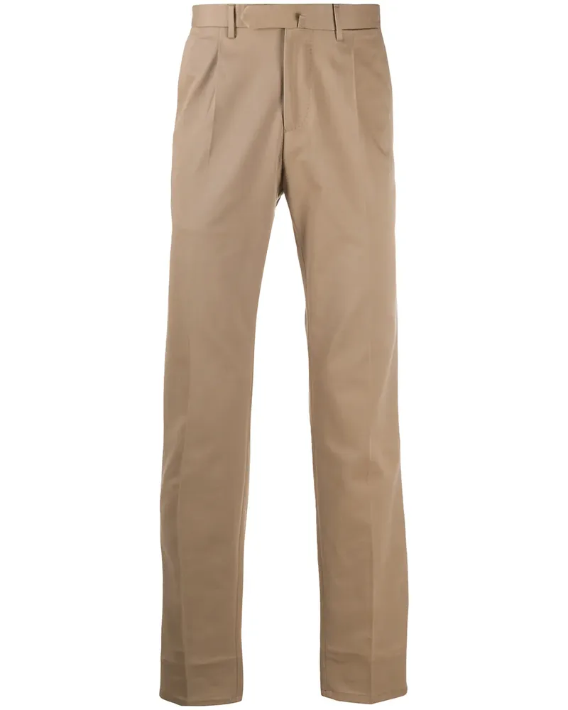 Dell'oglio Hose mit schmalem Schnitt - Braun Braun