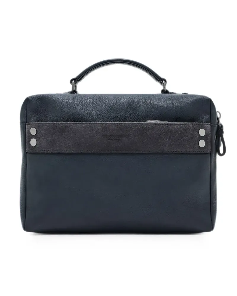 Giorgio Armani Schultertasche aus Leder - Blau Blau