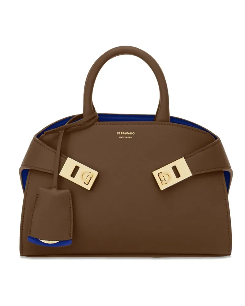 Ferragamo Mini Hug Shopper - Braun Braun