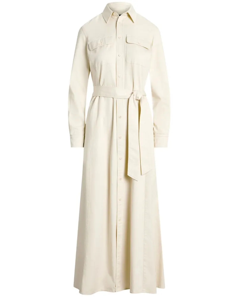 Ralph Lauren Klassisches Hemdkleid - Nude Nude