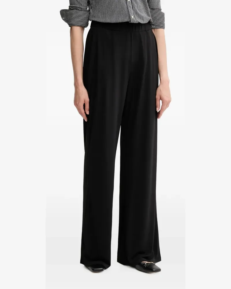 Oui  Hose mit weitem Bein - Schwarz Schwarz