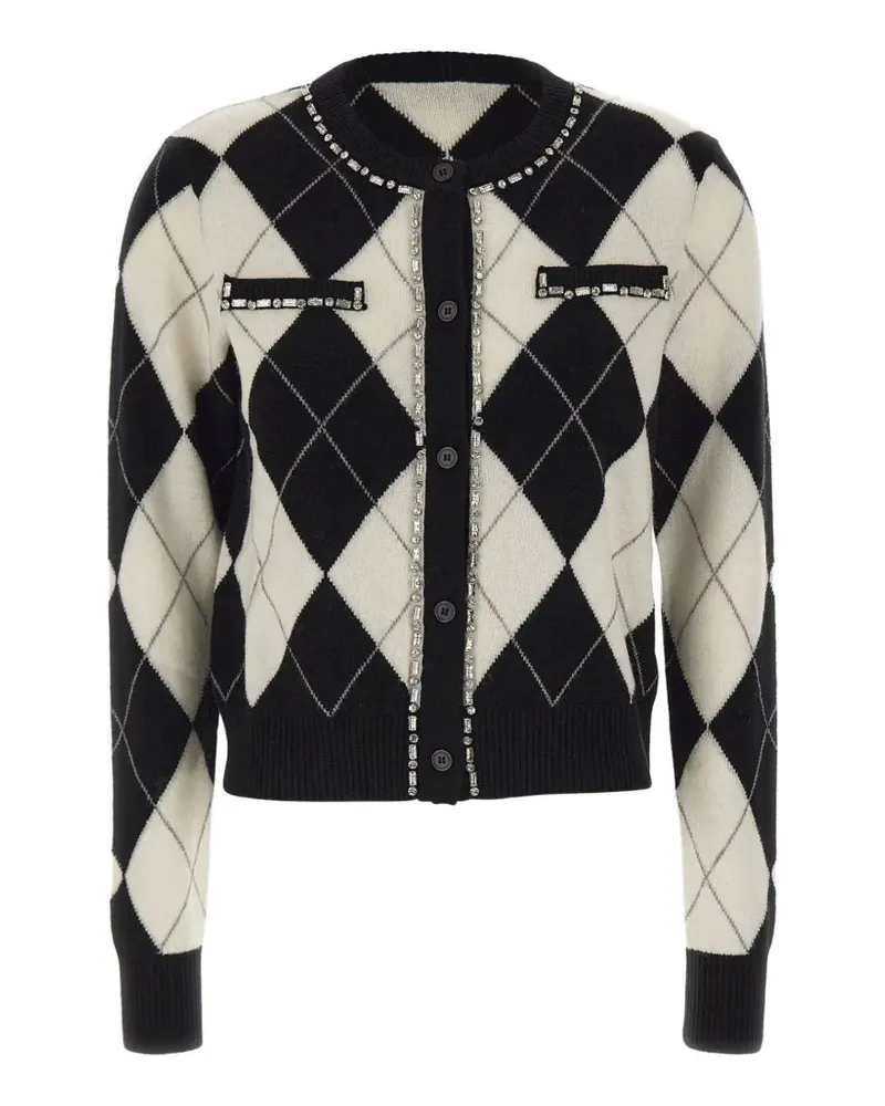 Kaos stone-embellished cardigan - Schwarz Schwarz