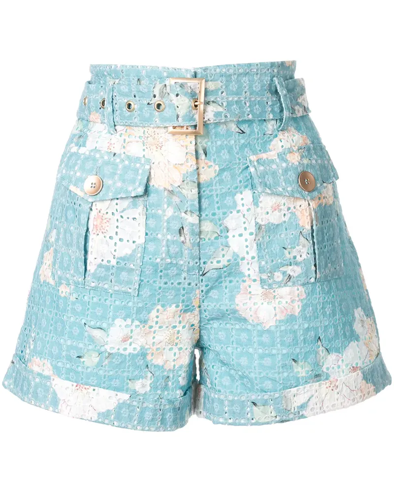 We Are Kindred Lulu' Shorts mit Lochstickerei - Blau Blau