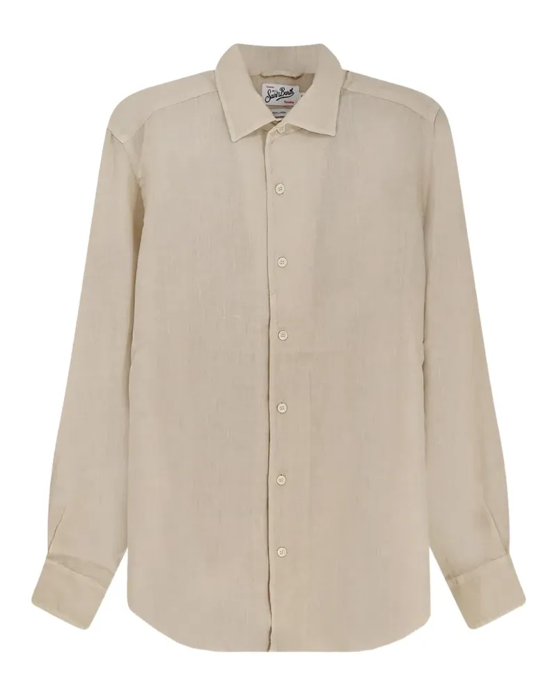 MC2 Saint Barth Raphael buttoned long-sleeve shirt - Nude Nude