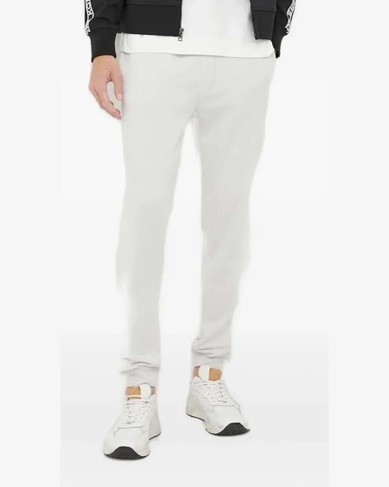 HUGO BOSS Hose mit Logo-Patch - Grau Grau