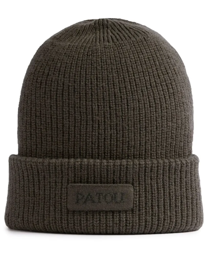 Patou Beanie mit Logo-Stickerei - Grün Grün