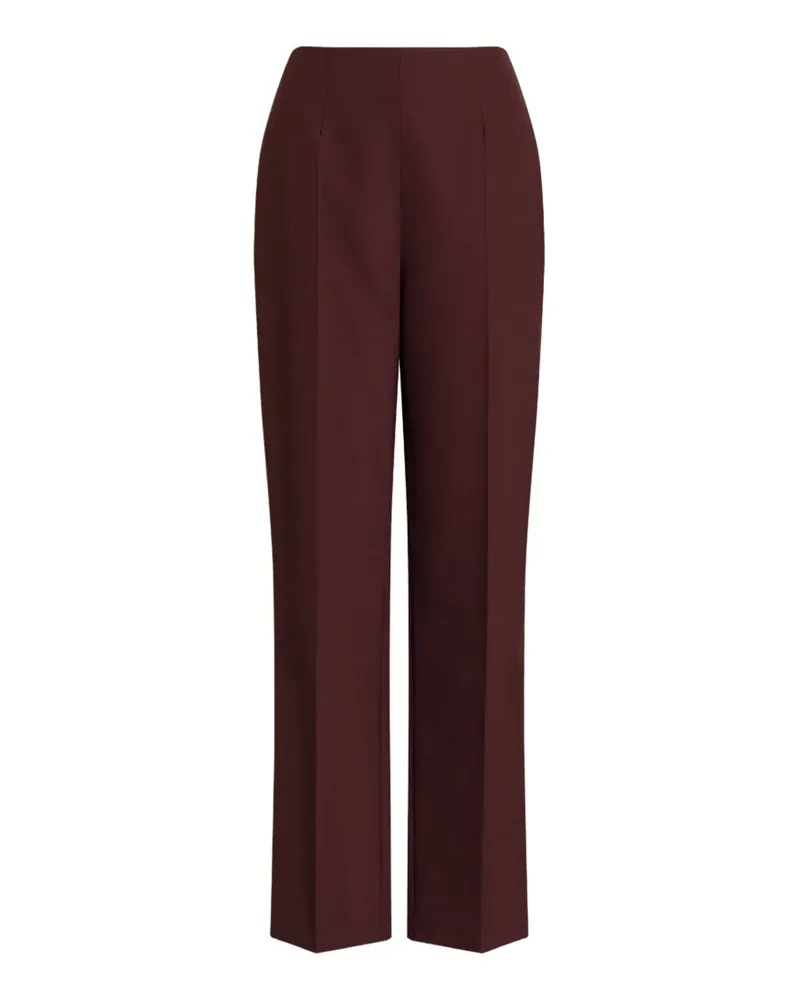 Alberta Ferretti Hose mit Bundfalten - Rot Rot