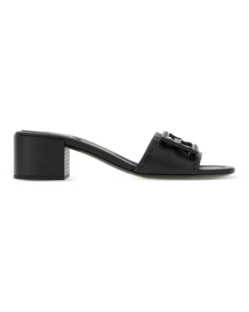 Fendi Baguette Sandalen - Schwarz Schwarz