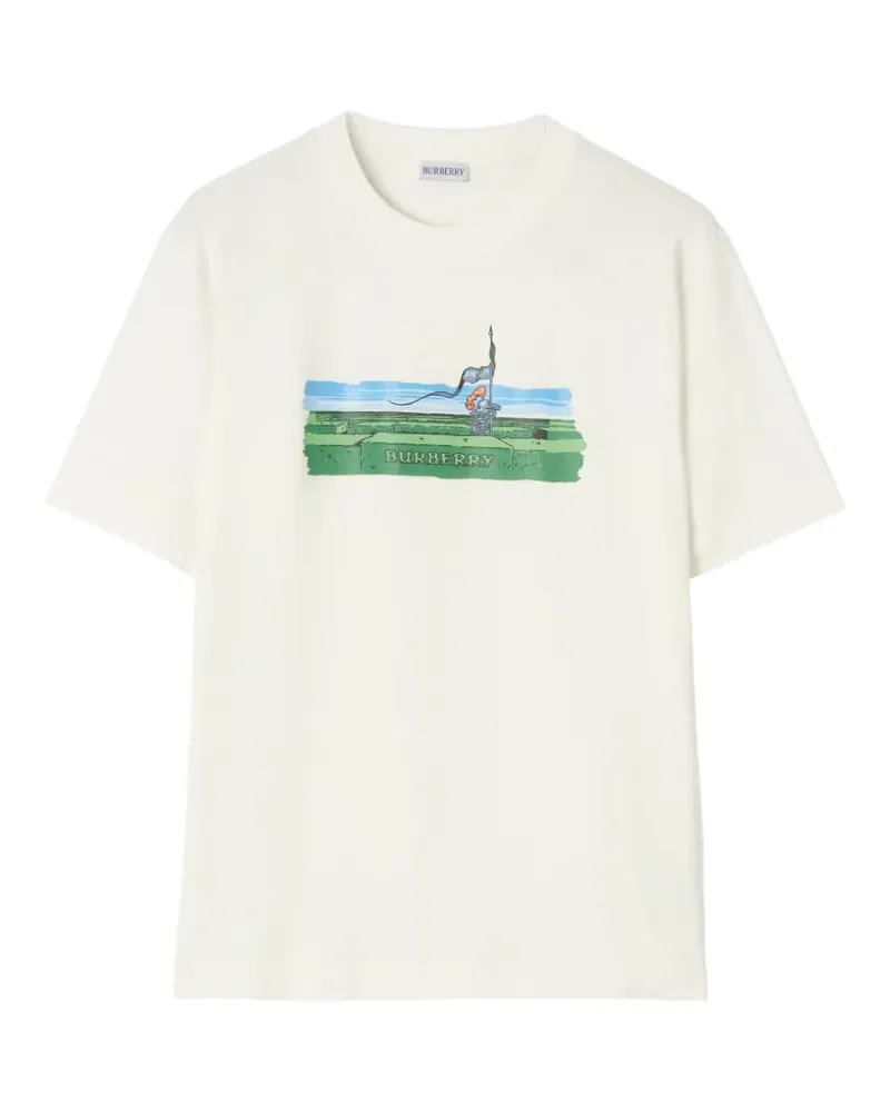 Burberry Maze T-Shirt - Weiß Weiß