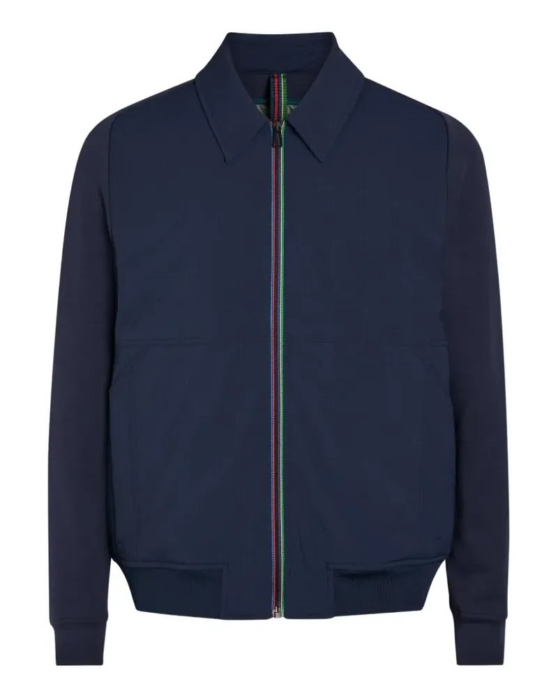 Paul Smith Artist Stripe-trim jacket - Blau Blau