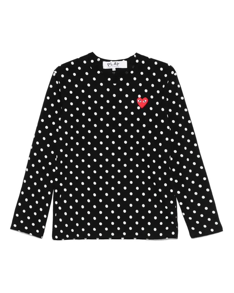 Comme des Garçons T-Shirt aus Baumwolle - Schwarz Schwarz