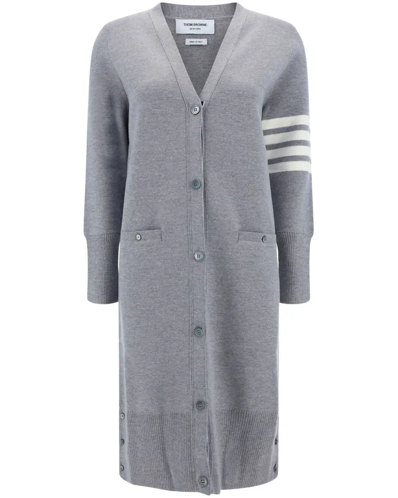 Thom Browne Milano' Cardigan - Grau Grau
