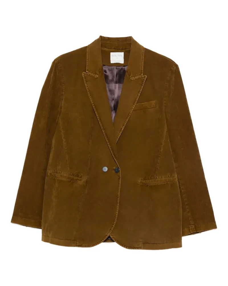 forte_forte Sakko mit geknöpften Taschen - Braun Braun