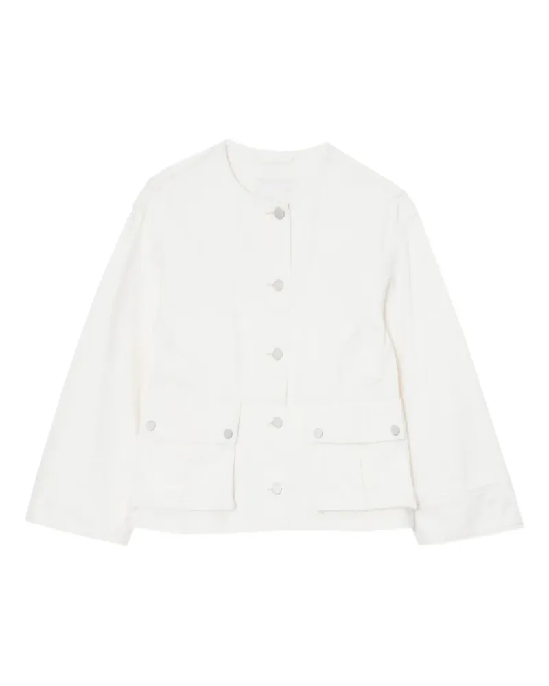 3.1 phillip lim buttoned cotton jacket - Nude Nude