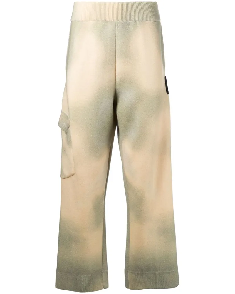 ACW* Hight-Waist-Hose mit Farbverlauf - Gelb Gelb