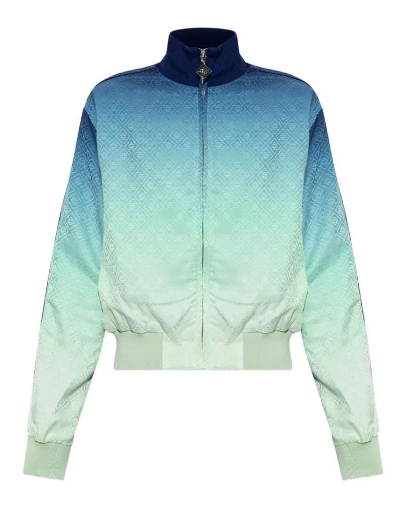 Casablanca Paris Sweatshirt mit Monogramm-Jacquard - Blau Blau
