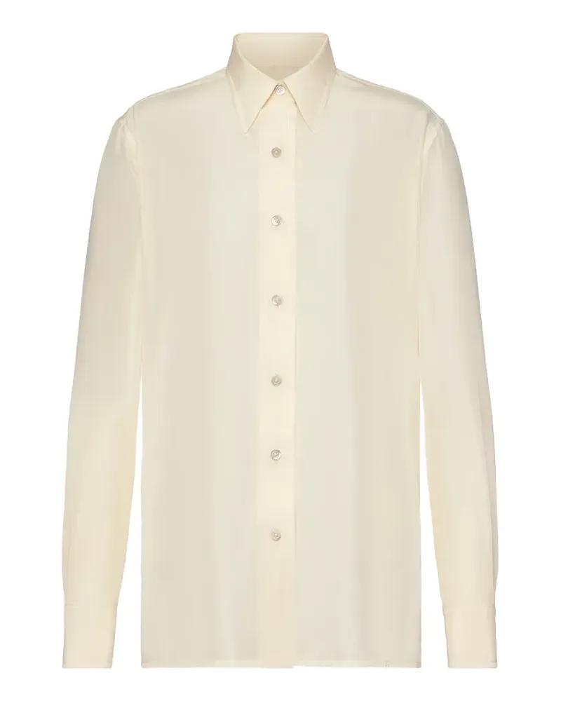 Maison Margiela long sleeve shirt - Weiß Weiß