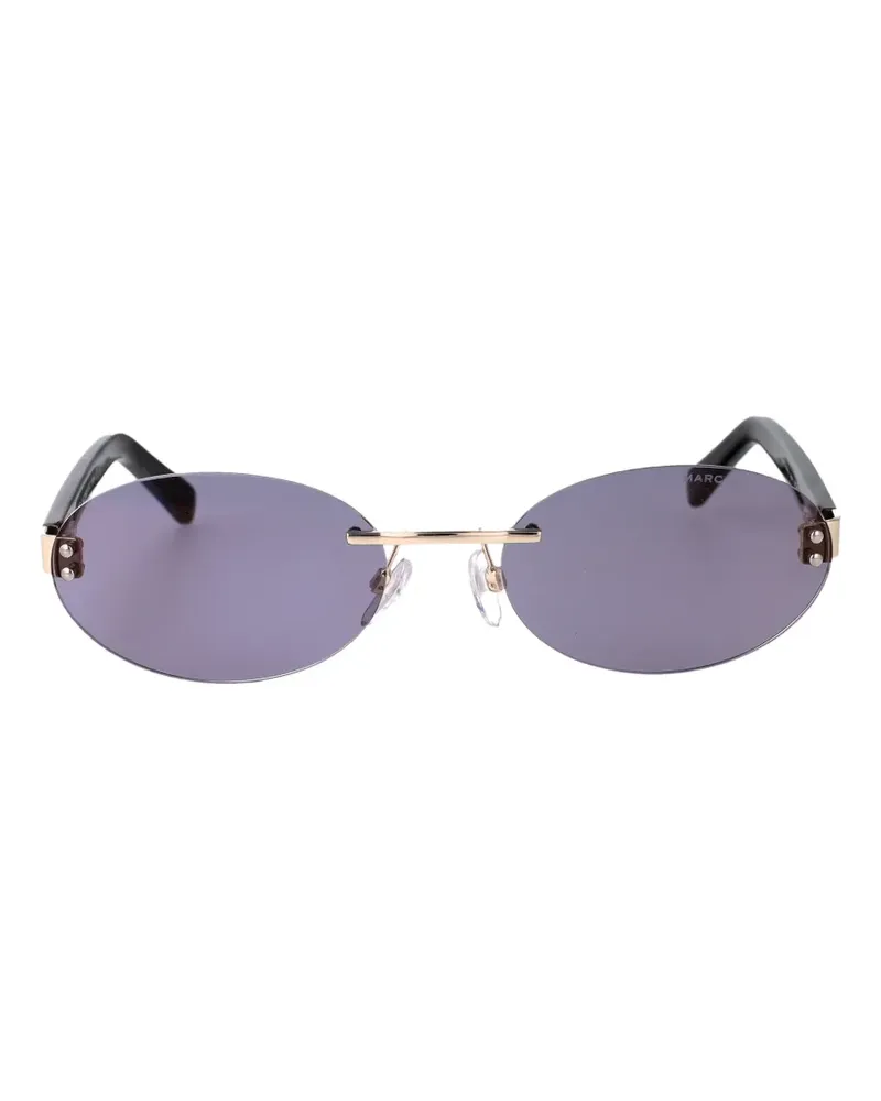Marc Jacobs Rahmenlose Sonnenbrille mit ovalem Gestell - Gold Gold