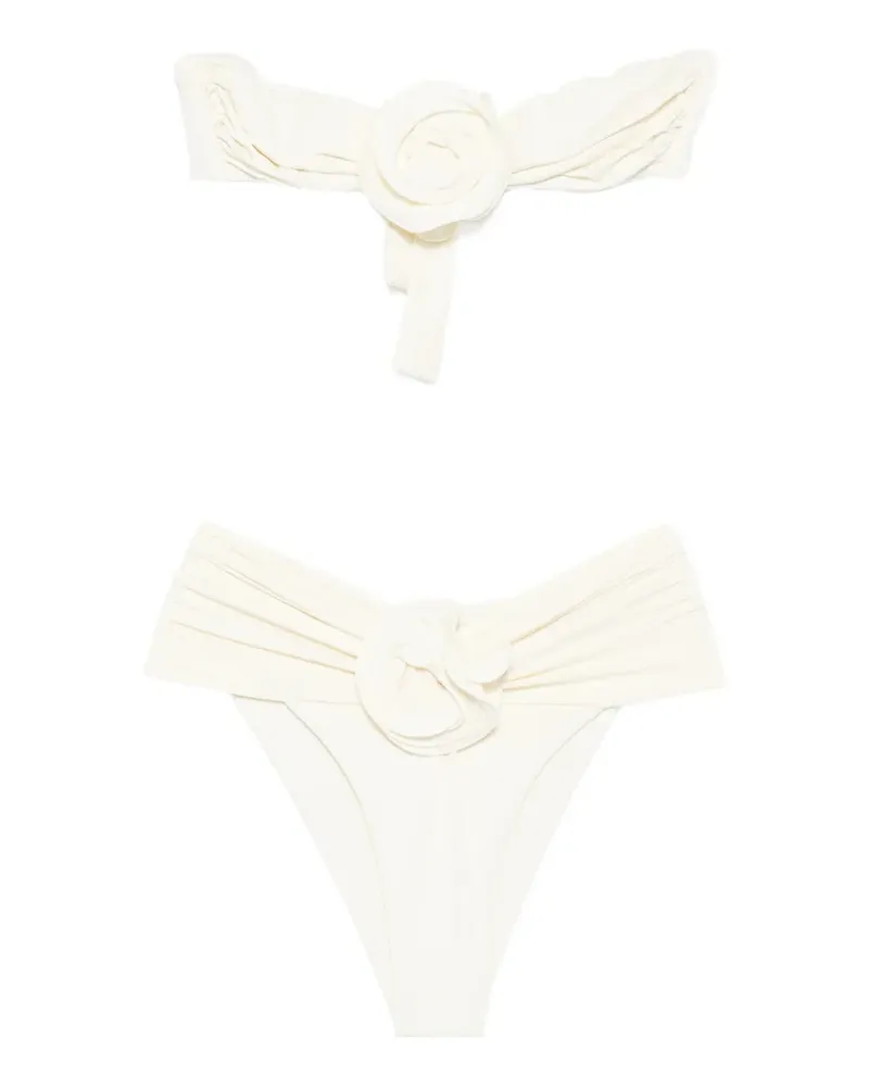 La Reveche Derya ruched bikini - Nude Nude