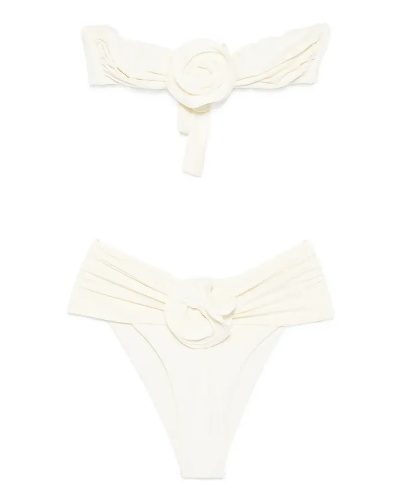 La Reveche Derya ruched bikini - Nude Nude