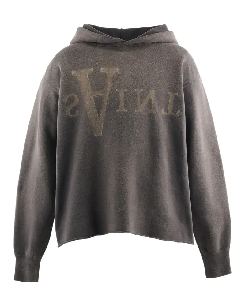 SAINT MXXXXXX Hoodie mit Logo-Print - Schwarz Schwarz