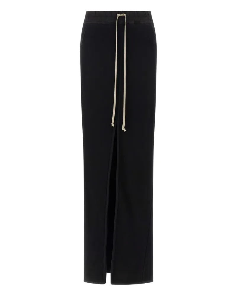 DRKSHDW by Rick Owens Kordelzug-Maxirock mit Schlitz - Schwarz Schwarz