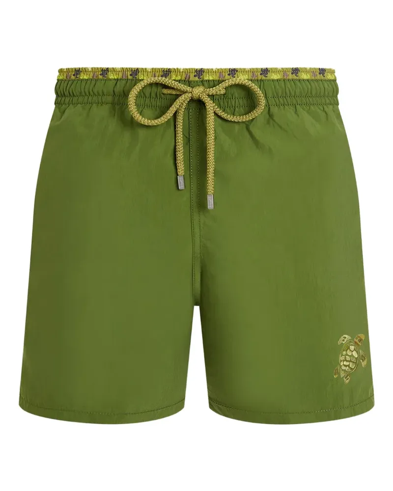 Vilebrequin Badeshorts mit Kordelzug - Grün Grün