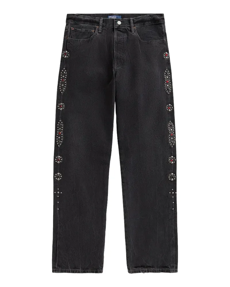 Ralph Lauren stud-embellished jeans - Schwarz Schwarz