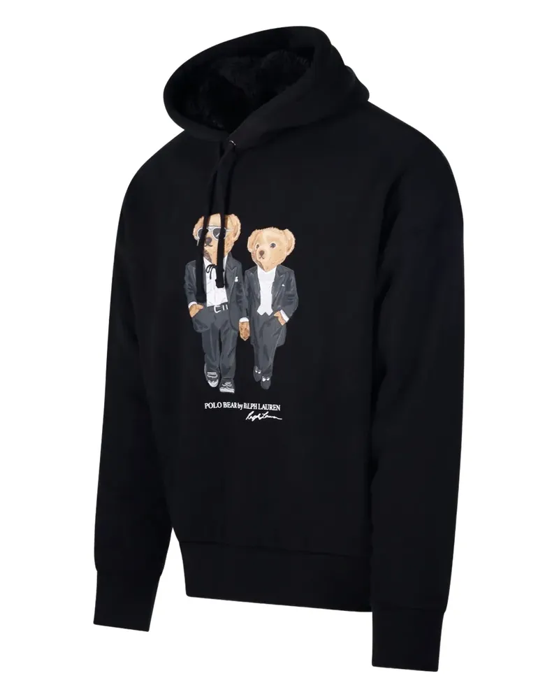 Ralph Lauren Hoodie mit grafischem Print - Schwarz Schwarz