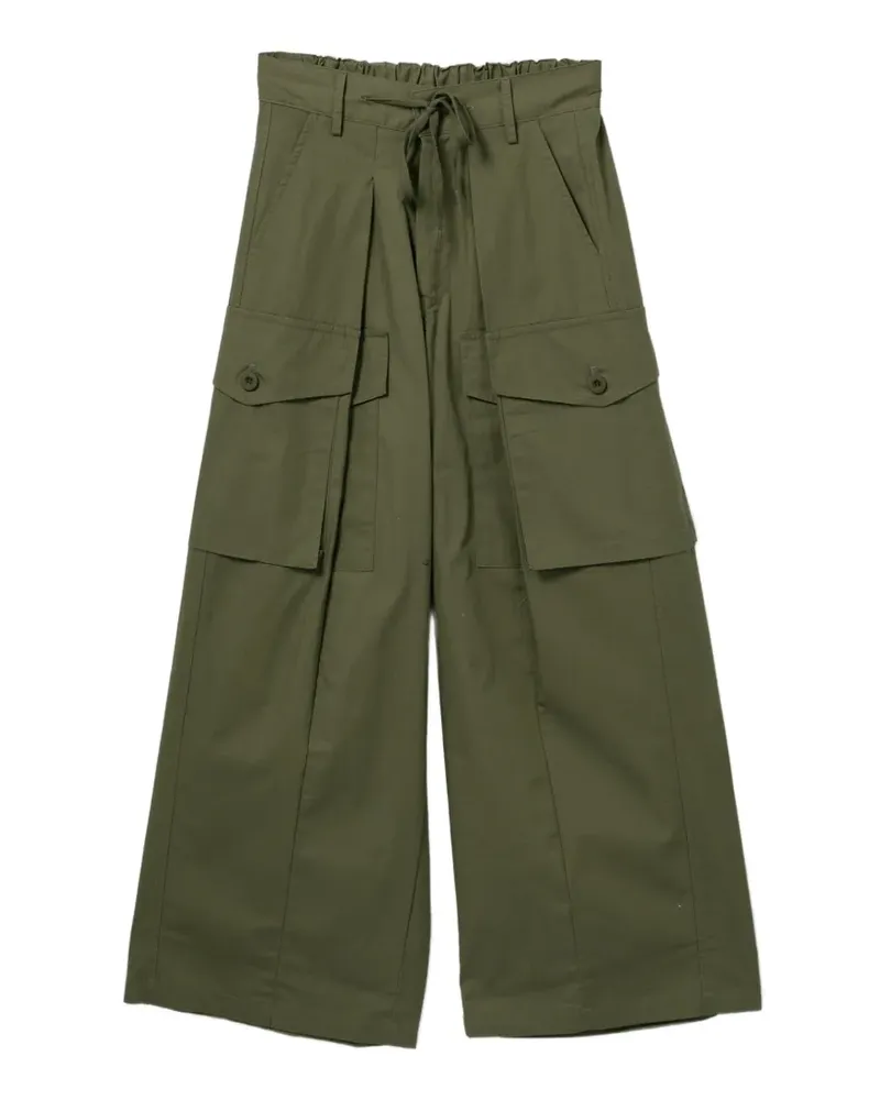 HALFBOY Klassische Cargohose - Grün Grün