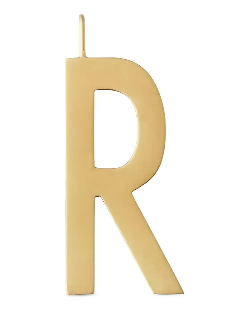 DESIGN LETTERS Halskette mit Buchstaben-Anhänger - Gold Gold