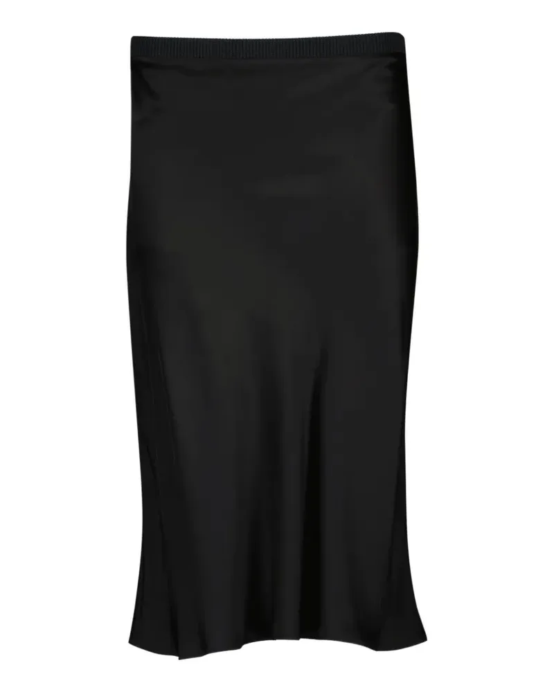 AMI Paris Ami de Coeur midi skirt - Schwarz Schwarz