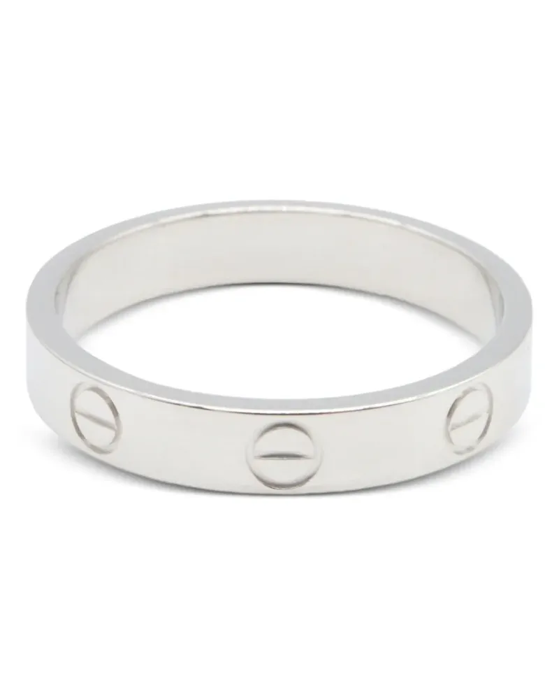 Cartier 2010s mini Love ring - Silber Silber
