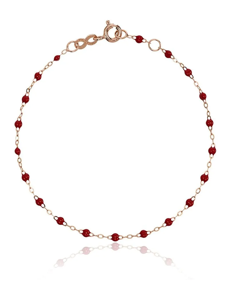 Gigi Clozeau RG' Armband mit Perlen Rot