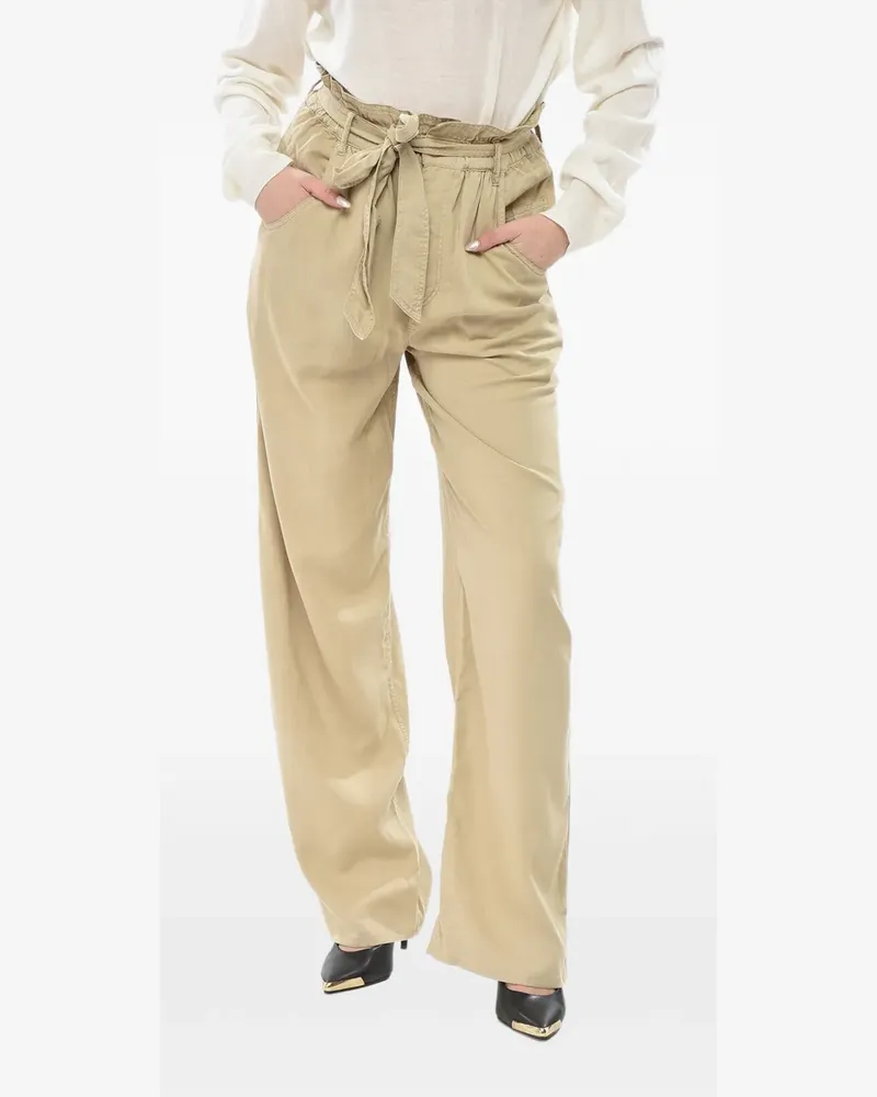 Isabel Marant Priana belted trousers - Nude Nude