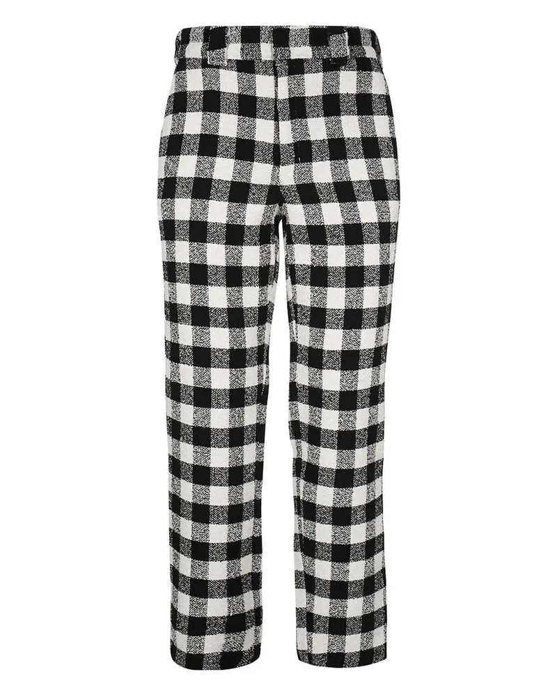 Dickies Karierte Straight-Leg-Hose - Schwarz Schwarz