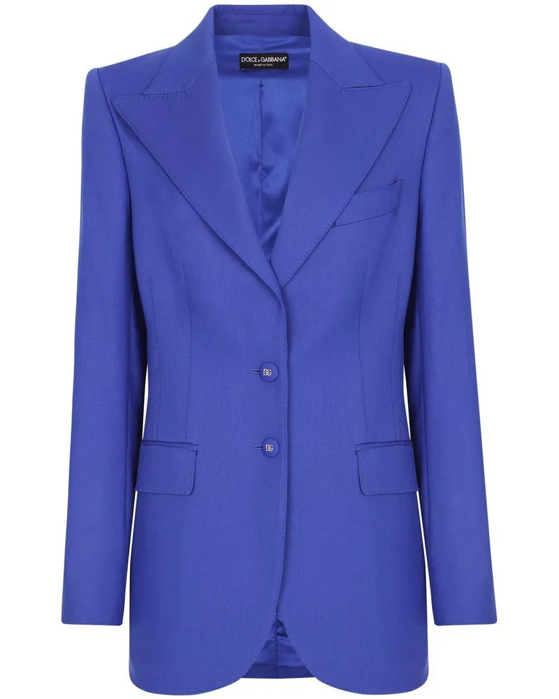 Dolce & Gabbana Einreihiges Sakko - Blau Blau