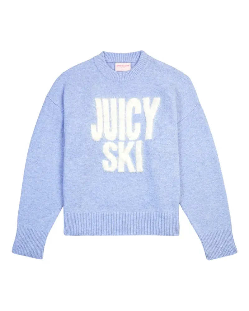 Juicy Couture Klassischer Intarsien-Pullover - Blau Blau