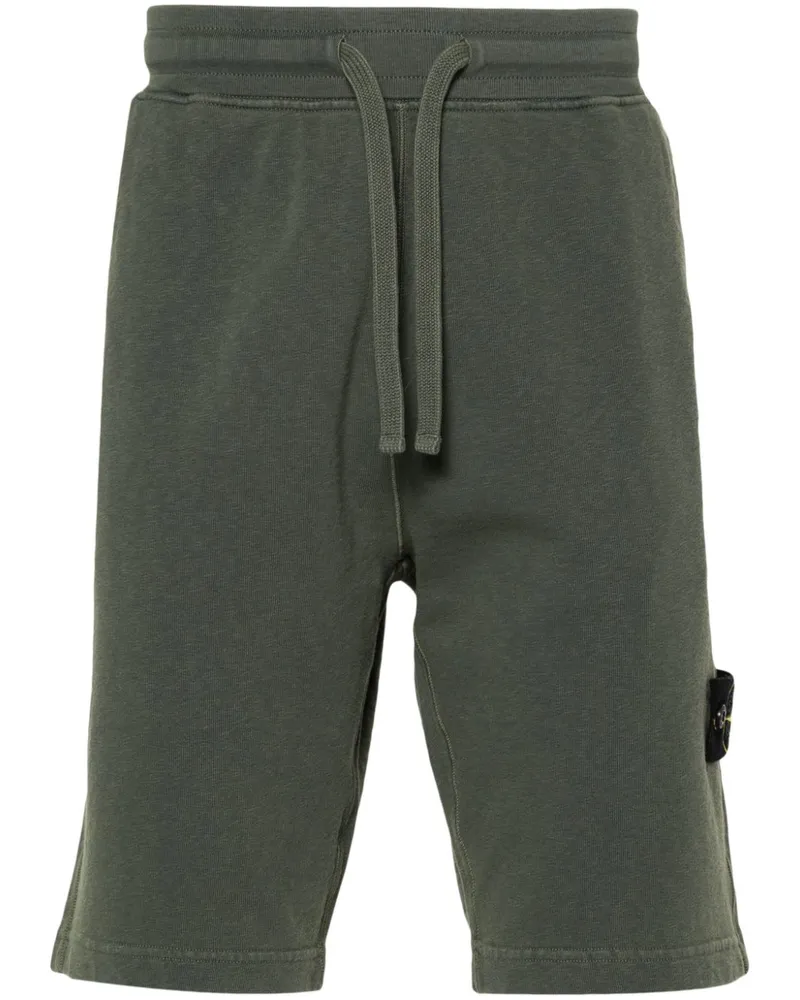 Stone Island Jogginghose mit Kompass-Patch - Grün Grün
