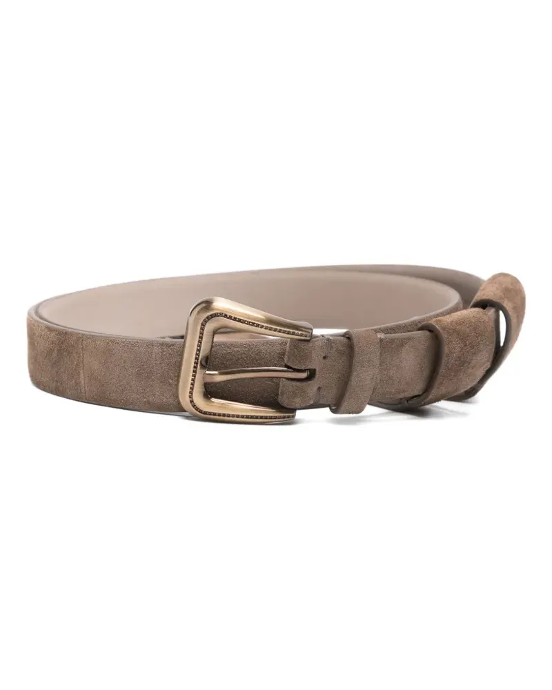 Brunello Cucinelli Gürtel aus Wildleder - Braun Braun