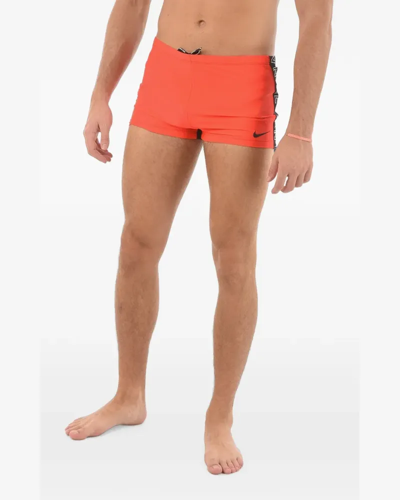 Nike Badeshorts mit Logo-Print - Orange Orange