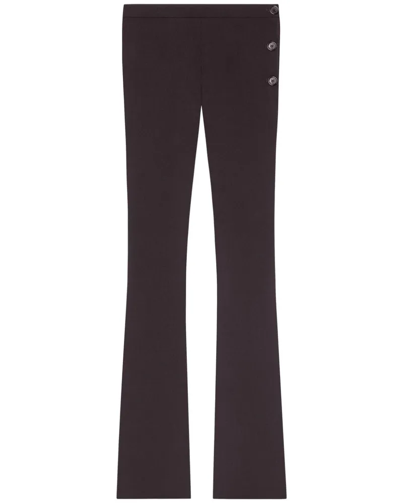 Courrèges Klassische Oblique Hose - Braun Braun